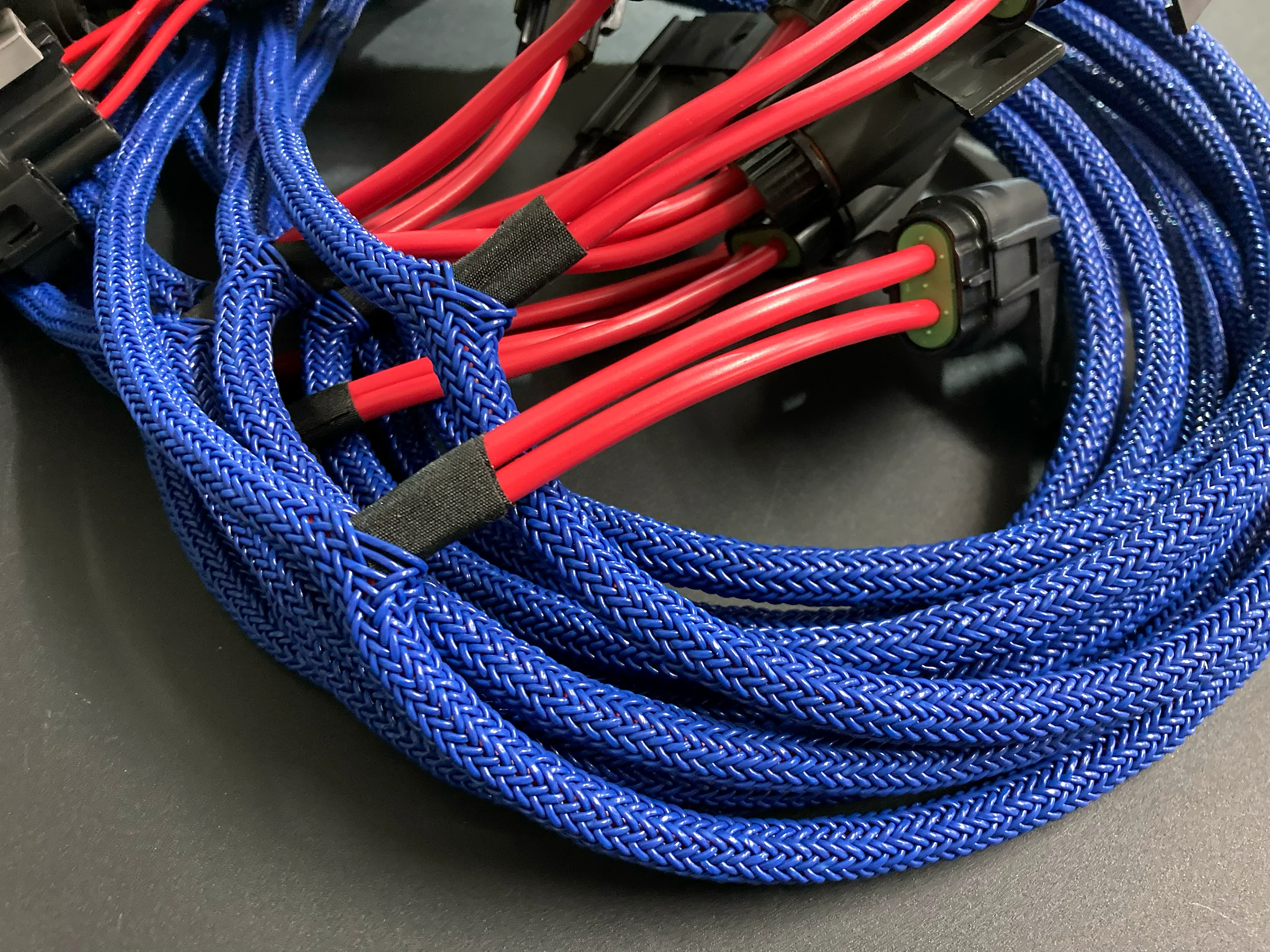 Construction equipment harness